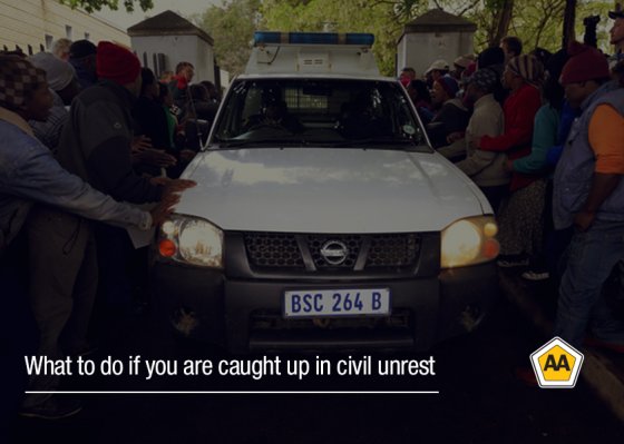 What to do if you are caught up in civil unrest
